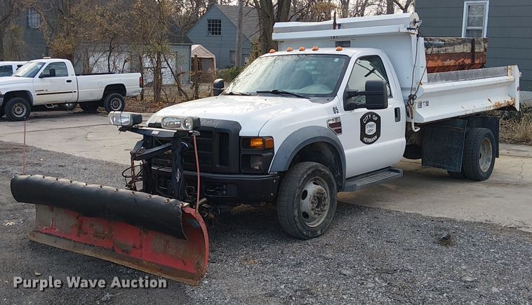 image for item FK0911 2008 Ford F550 dump truck