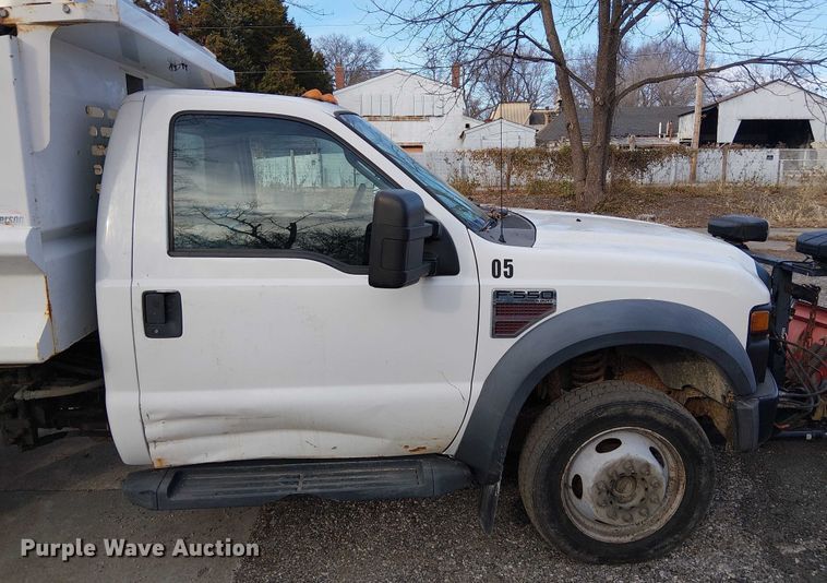 image for item FK0911 2008 Ford F550 dump truck