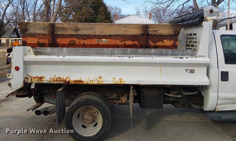 image for item FK0911 2008 Ford F550 dump truck