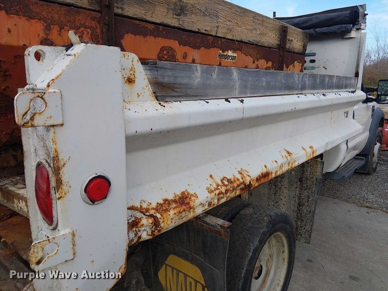 image for item FK0911 2008 Ford F550 dump truck
