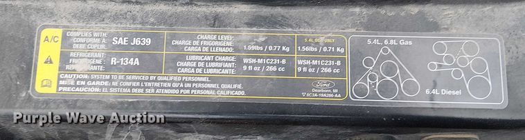 image for item FK0911 2008 Ford F550 dump truck