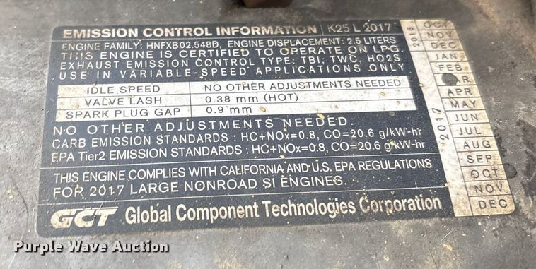 image for item YA1407 Caterpillar GP25N forklift