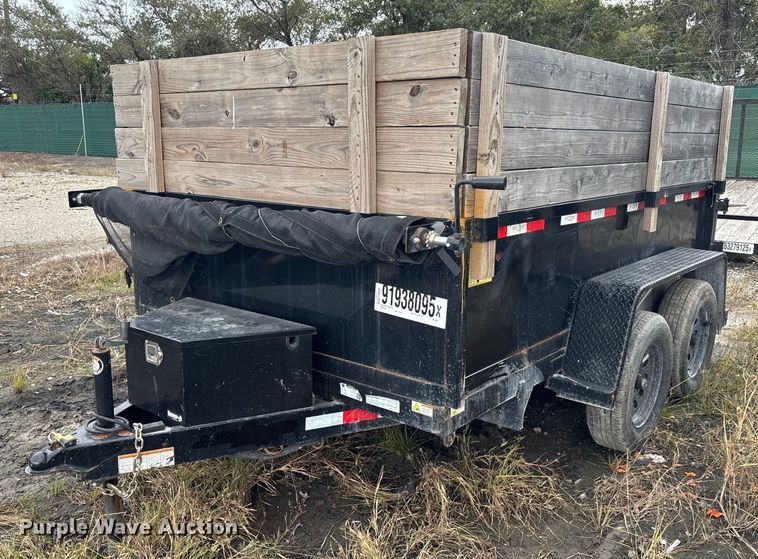 image for item YA1533 2024 Down To Earth DTE610DT3.5B dump trailer