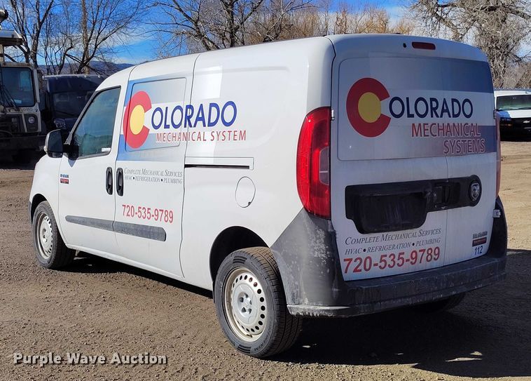 image for item YA1738 2018 RAM ProMaster City delivery van