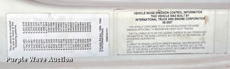 image for item DM1993 2008 International 7400 dump truck