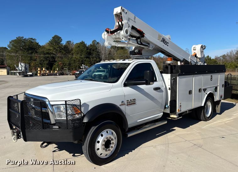 image for item DU0318 2016 RAM 5500HD bucket truck