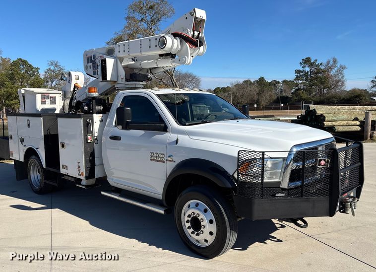 image for item DU0318 2016 RAM 5500HD bucket truck