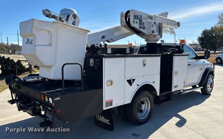 image for item DU0318 2016 RAM 5500HD bucket truck