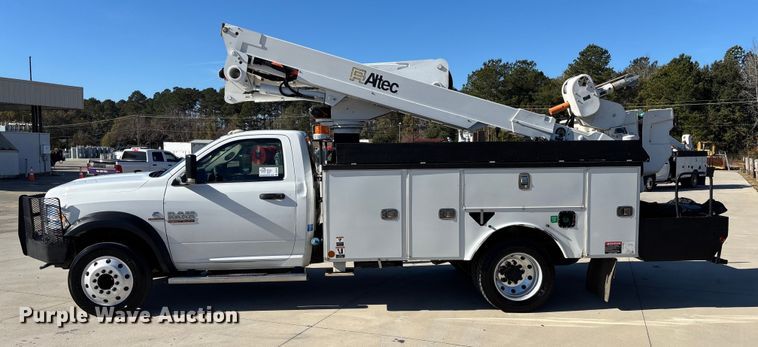 image for item DU0318 2016 RAM 5500HD bucket truck