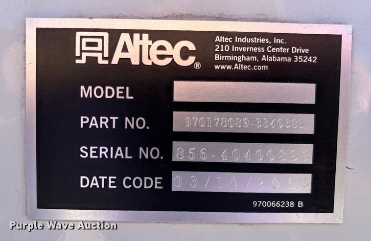 image for item DU0318 2016 RAM 5500HD bucket truck