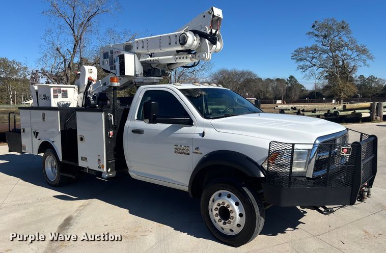 image for item DU0319 2016 RAM 5500HD bucket truck