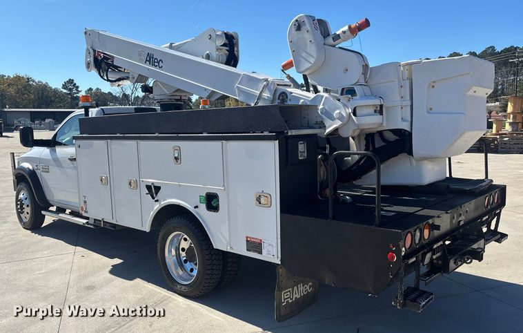 image for item DU0319 2016 RAM 5500HD bucket truck