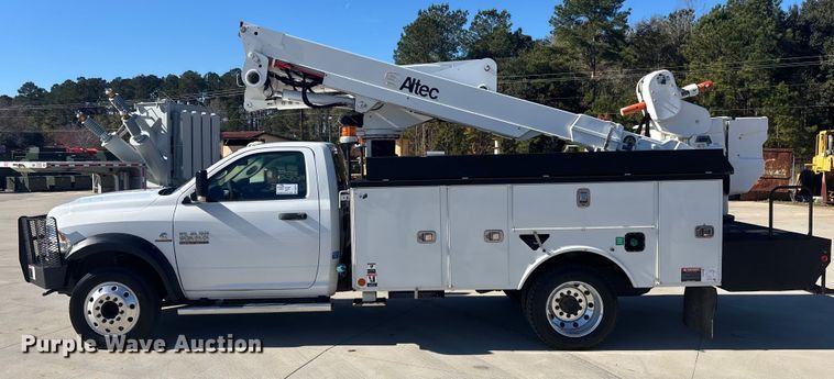 image for item DU0319 2016 RAM 5500HD bucket truck