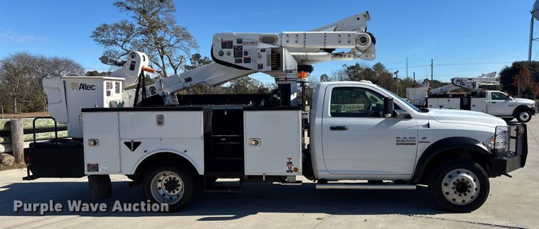image for item DU0320 2016 RAM 5500HD bucket truck