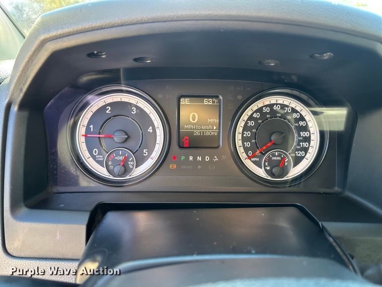 image for item DU0320 2016 RAM 5500HD bucket truck