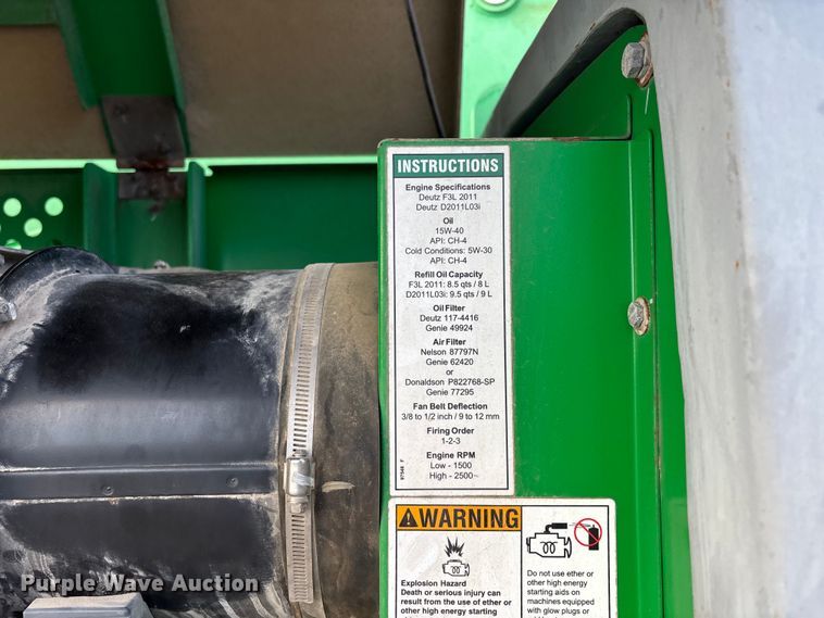 image for item DW7361 2013 Genie S60 boom lift