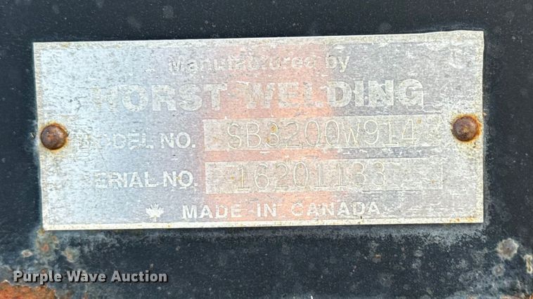 image for item EA2211 Horst Welding SB3200W914 snow pusher