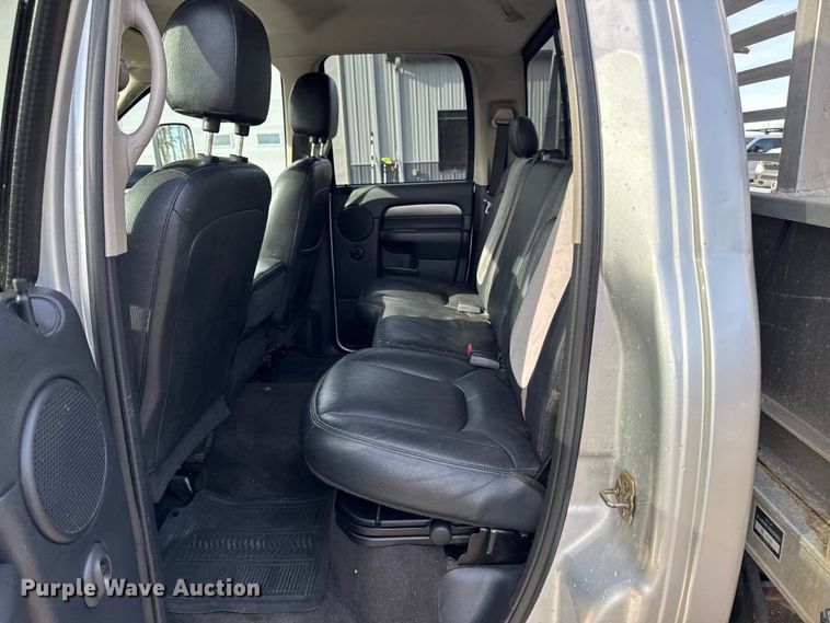 image for item EA2219 2004 Dodge Ram 2500 Ext. Cab flatbed pickup truck