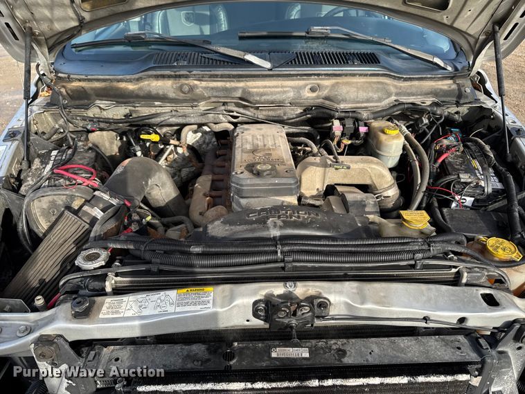 image for item EA2219 2004 Dodge Ram 2500 Ext. Cab flatbed pickup truck