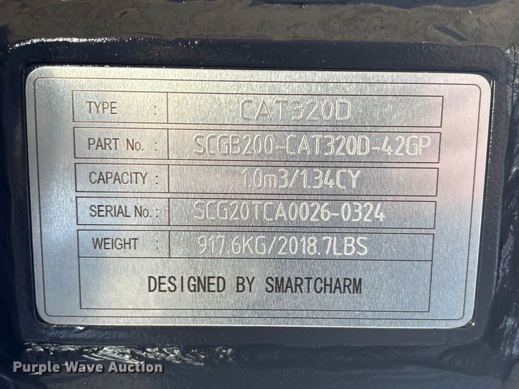 image for item EA7148 Smartcharm CAT320D Excavator Bucket