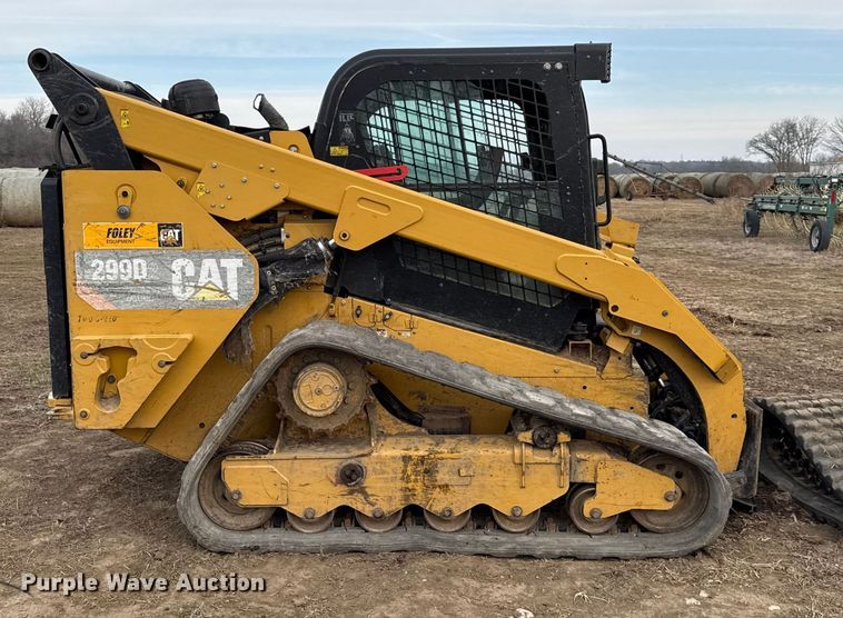 image for item EC4516 2017 Caterpillar 299D2 XHP tracked skid steer loader