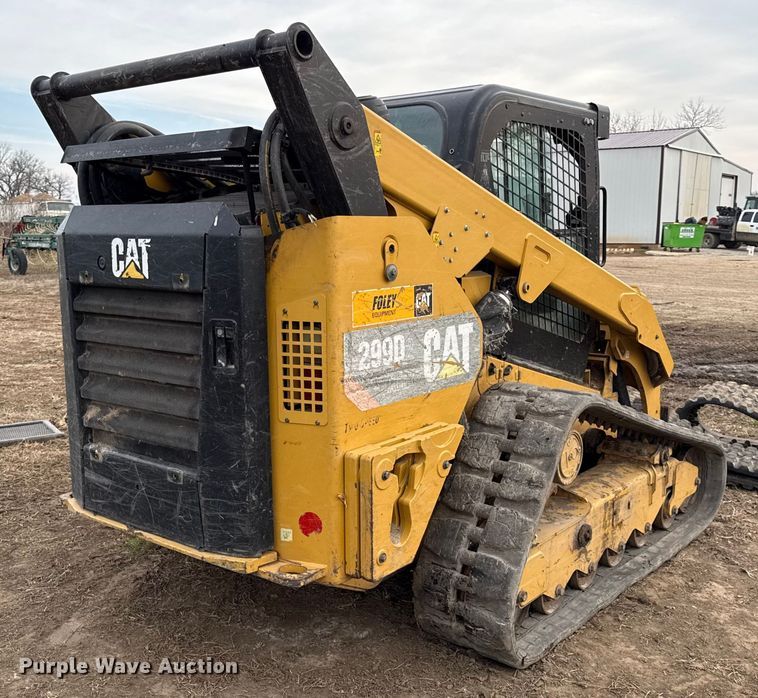 image for item EC4516 2017 Caterpillar 299D2 XHP tracked skid steer loader