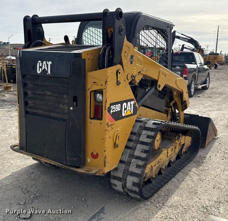 image for item EC4521 Caterpillar 259D tracked skid steer loader