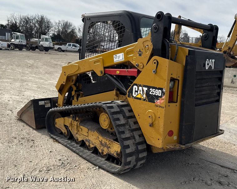 image for item EC4521 Caterpillar 259D tracked skid steer loader