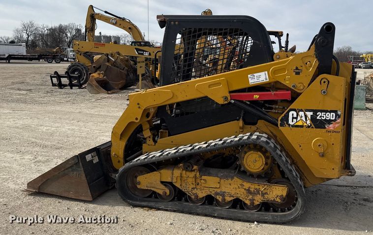 image for item EC4521 Caterpillar 259D tracked skid steer loader