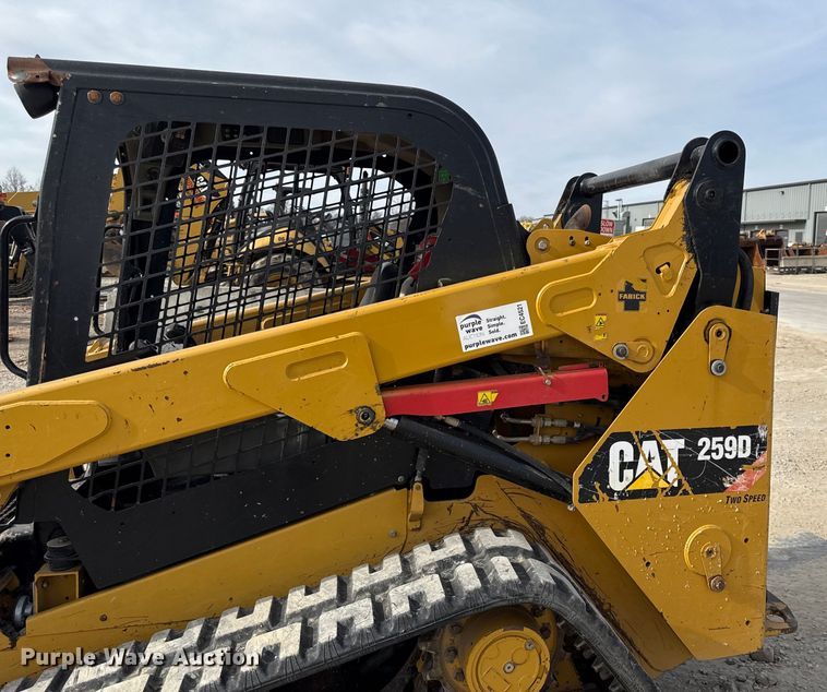 image for item EC4521 Caterpillar 259D tracked skid steer loader