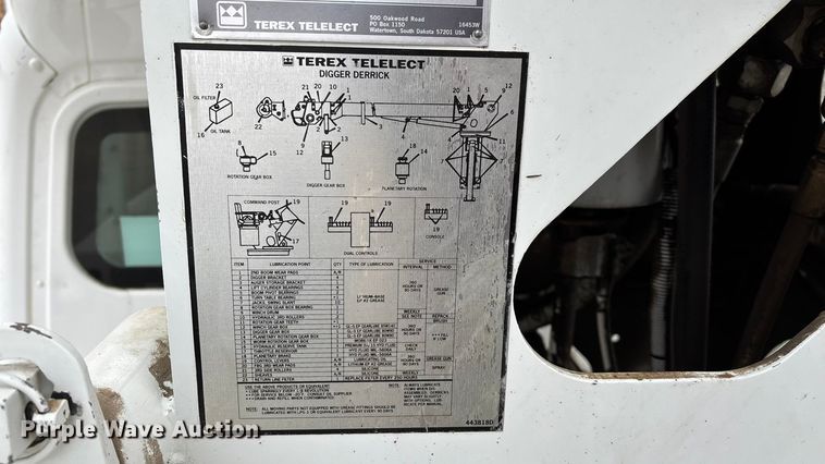 image for item ED2432 2012 Freightliner Business Class M2 digger derrick truck