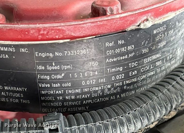 image for item ED2432 2012 Freightliner Business Class M2 digger derrick truck