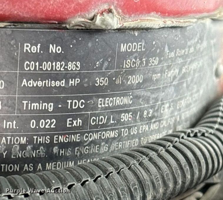 image for item ED2432 2012 Freightliner Business Class M2 digger derrick truck