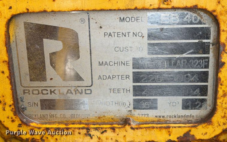 image for item ED5044 2015 Caterpillar 323F L excavator