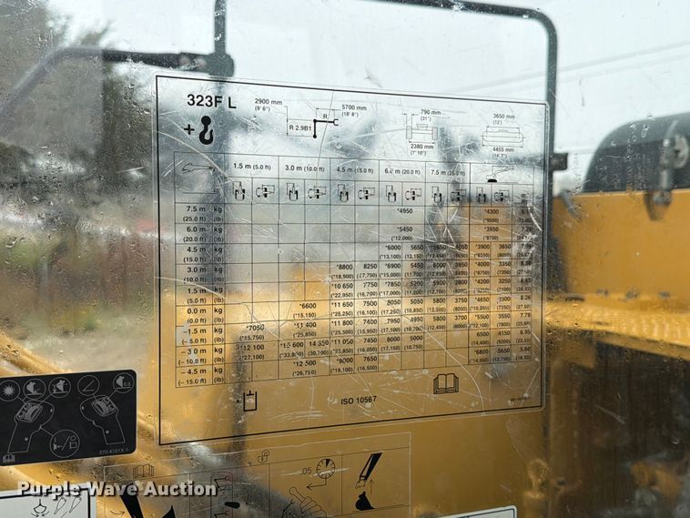 image for item ED5044 2015 Caterpillar 323F L excavator