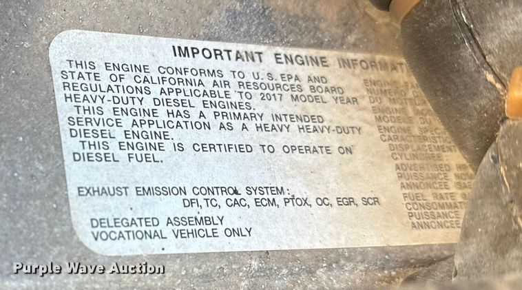 image for item EG1790 2018 Hino 338 tank truck