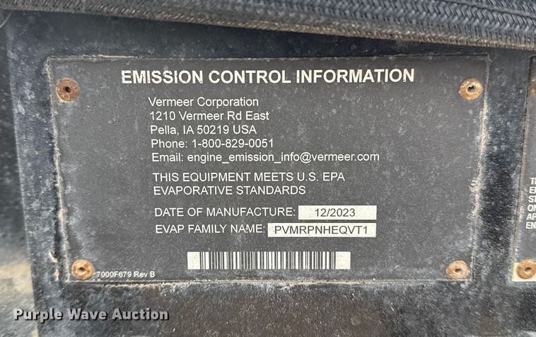 image for item EG1809 2024 Vermeer CV673SGT vacuum excavator