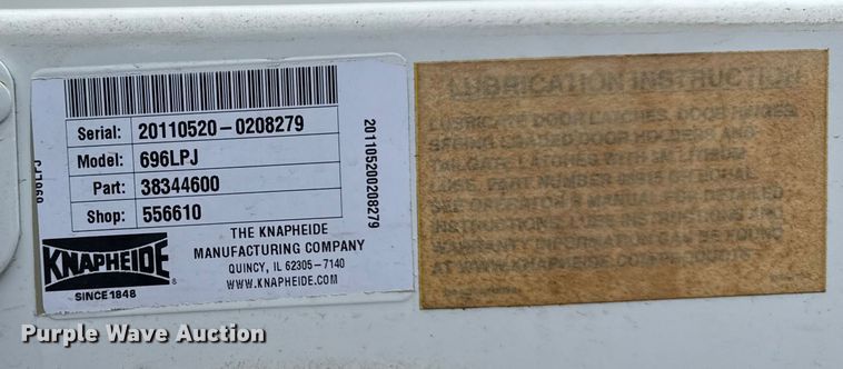 image for item EG1818 2011 Chevrolet 2500HD utility bed pickup truck