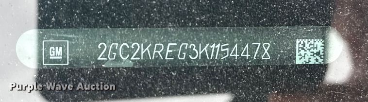 image for item EG1819 2019 Chevrolet 2500 HD Double Cab utility bed pickup truck