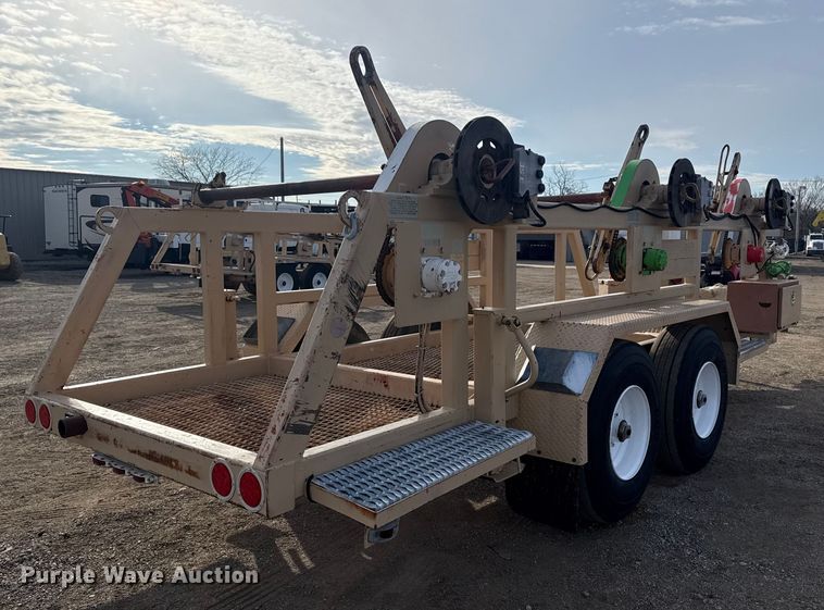 image for item EG1821 1998 TSE International RC572X48-3 reel trailer