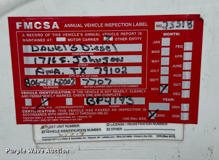 image for item EG1832 2012 Freightliner Business Class M2 crane truck