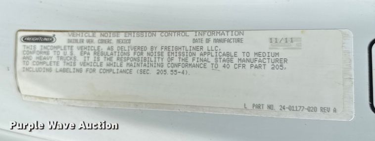 image for item EG1832 2012 Freightliner Business Class M2 crane truck