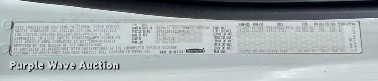 image for item EG1832 2012 Freightliner Business Class M2 crane truck