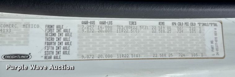 image for item EG1832 2012 Freightliner Business Class M2 crane truck