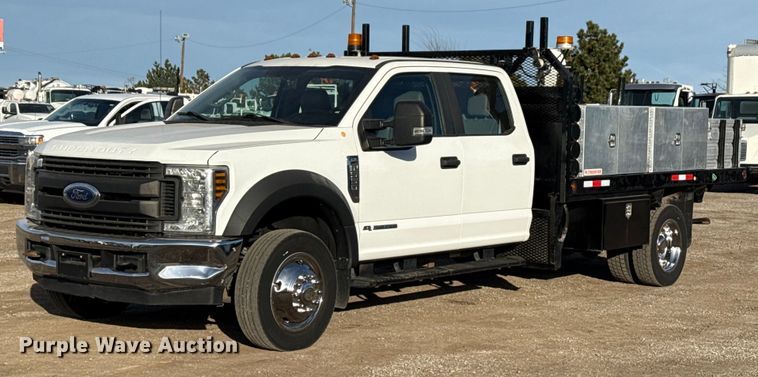 2018 Ford F550 Super Duty Xl Flatbed Truck VIN: 1FD0W5GT5JEC59031 Lot: 999331170