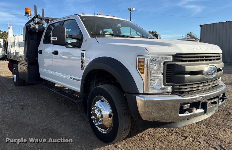 image for item EG1861 2018 Ford F550 Super Duty XL flatbed truck