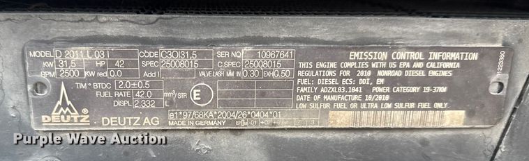 image for item EG1863 2011 Vermeer RT450 trencher