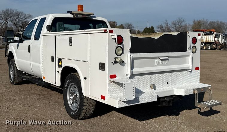 image for item EG1869 2013 Ford F250 Super Duty SuperCab utility bed pickup truck