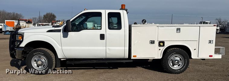 image for item EG1869 2013 Ford F250 Super Duty SuperCab utility bed pickup truck