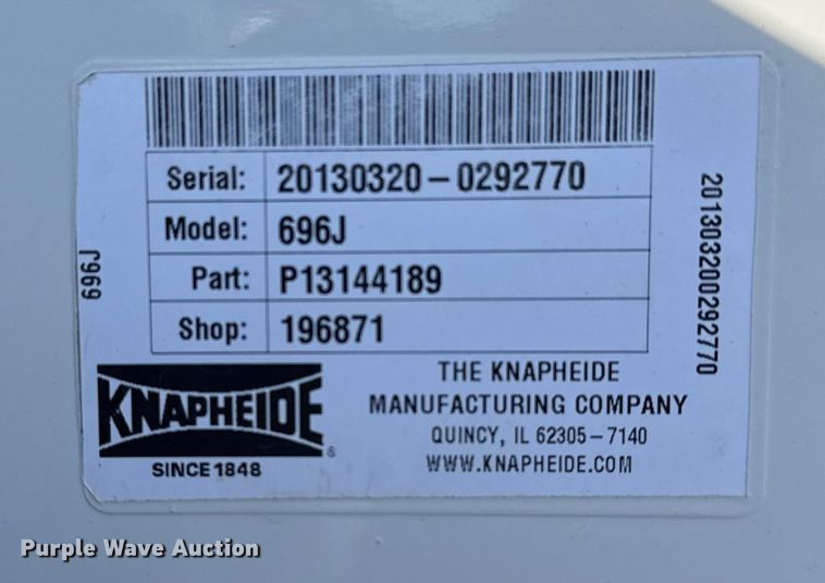 image for item EG1869 2013 Ford F250 Super Duty SuperCab utility bed pickup truck